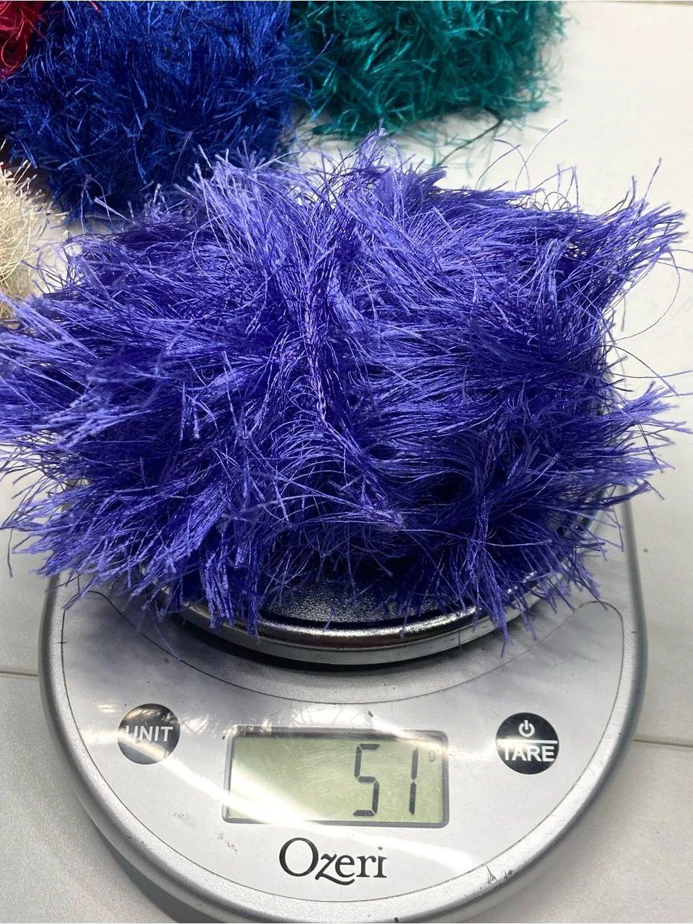 394 g / 13.4 oz Untagged Fun Fur Multicolor Eyelash Yarn Bundle